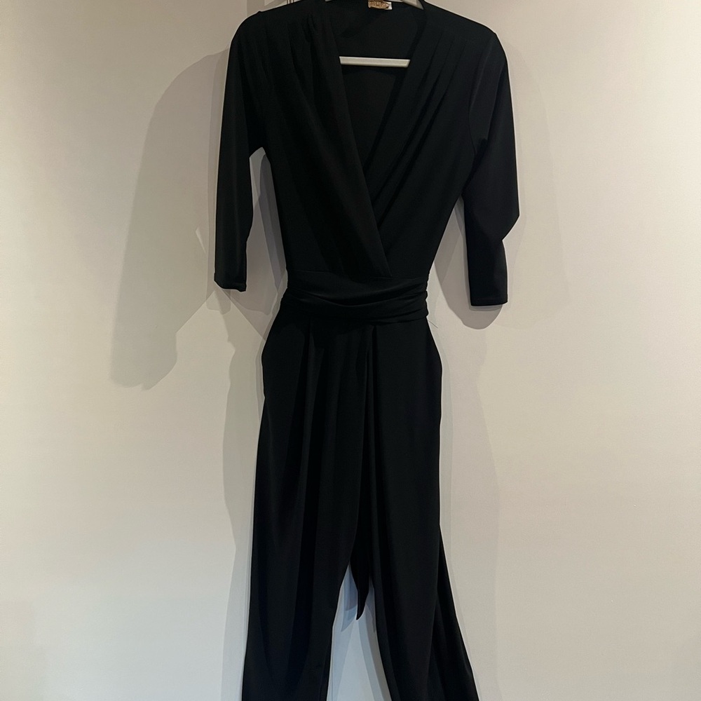 Never Fully Dressed Black long sleeve jumpsuit
